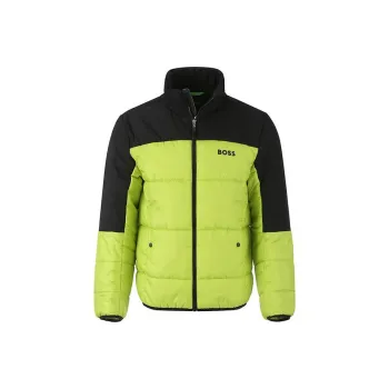 HUGO BOSS Puffer Jacket Men's Neon Green