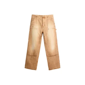 ZARA Jeans Men Yellow Ochre