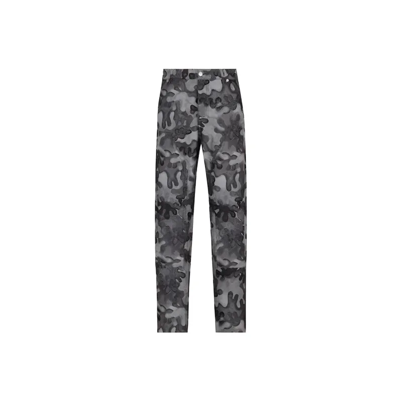 DIOR Monogram Straight Leg Jeans-0