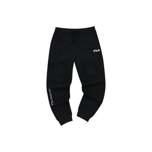 FILA FUSION Knitted Sweatpants Men's Pitch Black