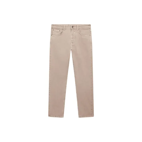 Massimo Dutti Jeans Men Ecru