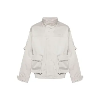 MSGM Logo embroidered Cargo Jacket