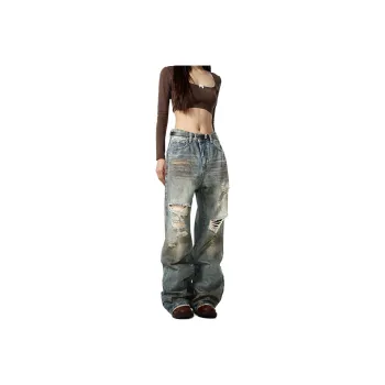 Pirkadat Jeans Unisex Vintage Blue