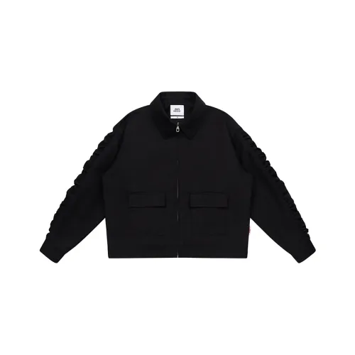 EMPTY REFERENCE Jackets Coats Unisex Black