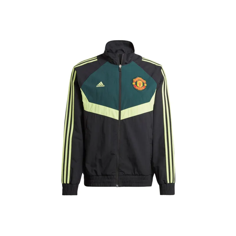 Adidas Manchester United Woven Track Top Jackets Coats Men's Black-0
