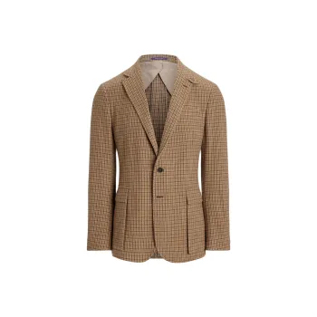 Ralph Lauren Purple Label Checked Single breasted Blazer