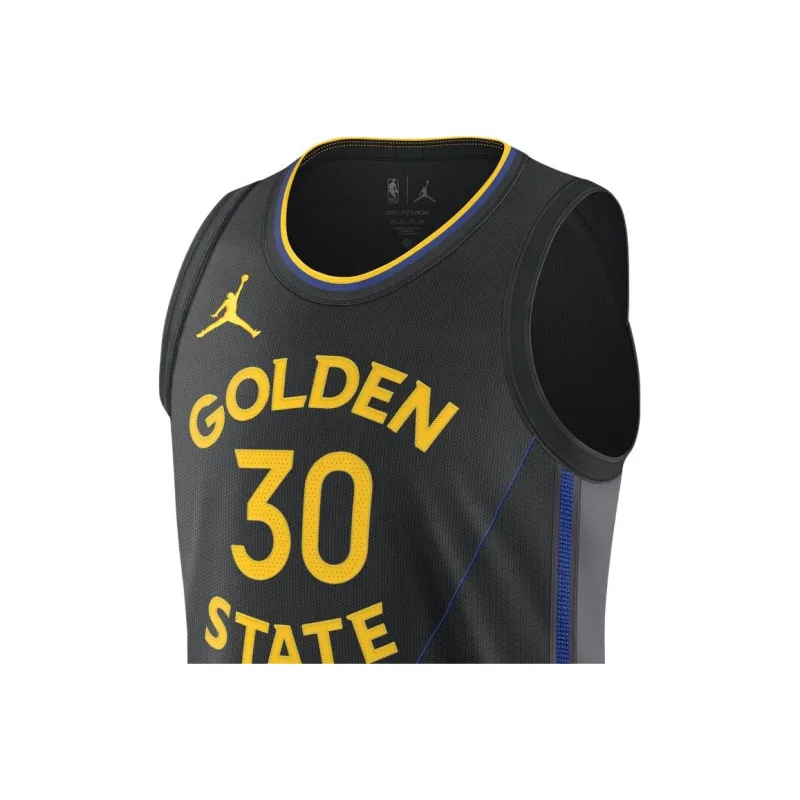 JORDAN Stephen Curry Golden State Warriors 2024/25 Statement Edition Men's JORDAN Dri FIT Nba Swingman Jersey-2