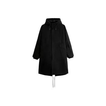 ZARA Trench Coats Men Black