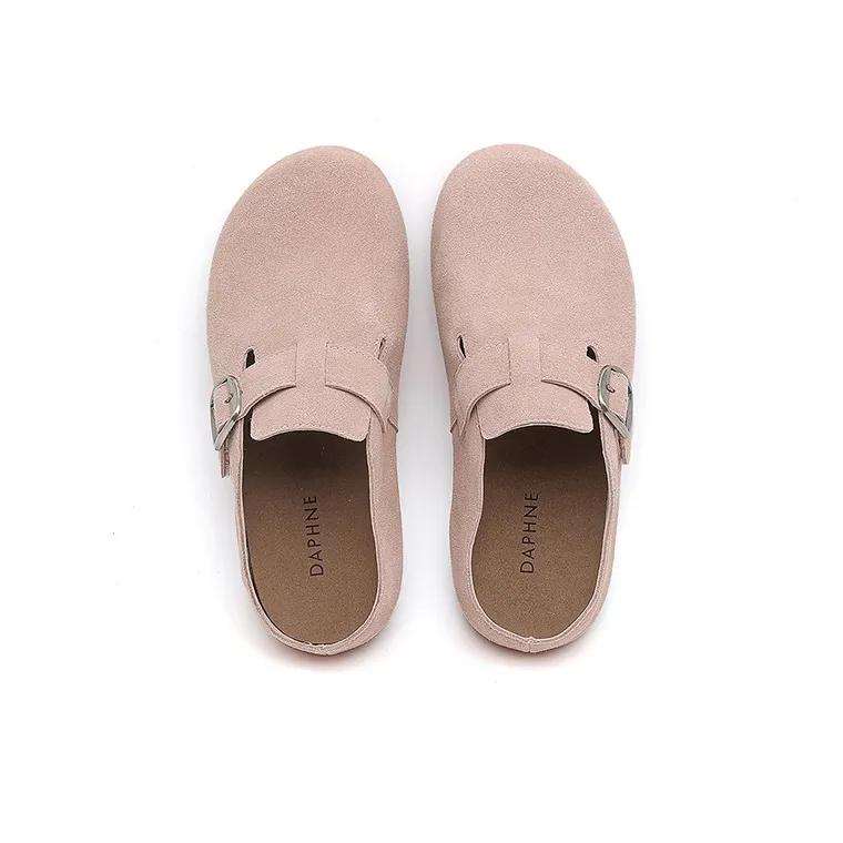 DAPHNE Rubber Sole Slip Resistant Closed Toe Slippers Women's-3