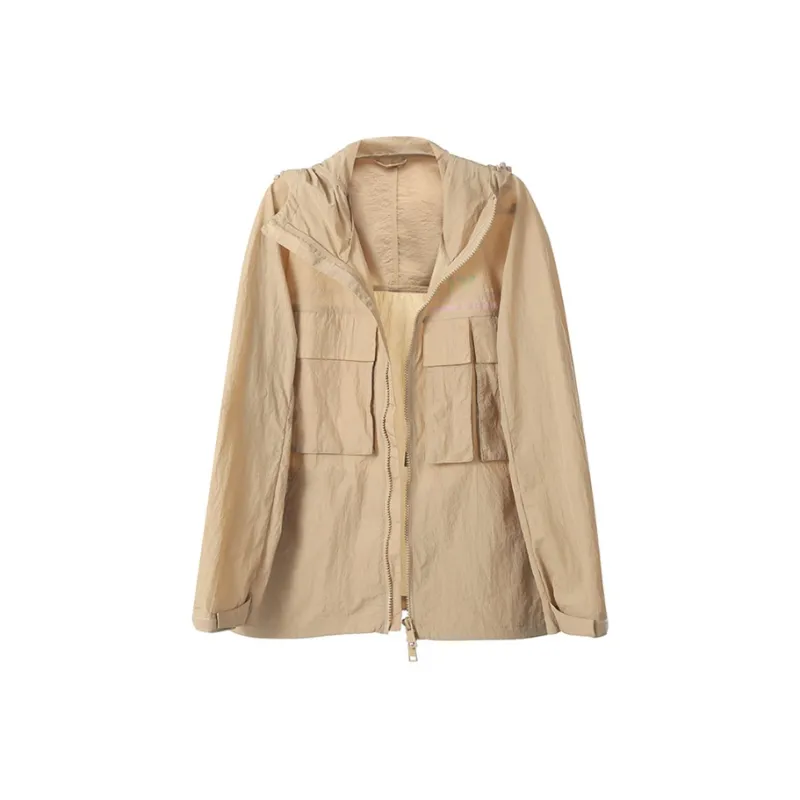 ARMANI EXCHANGEAE SS23 Trench Coat Men's Dark Beige-0
