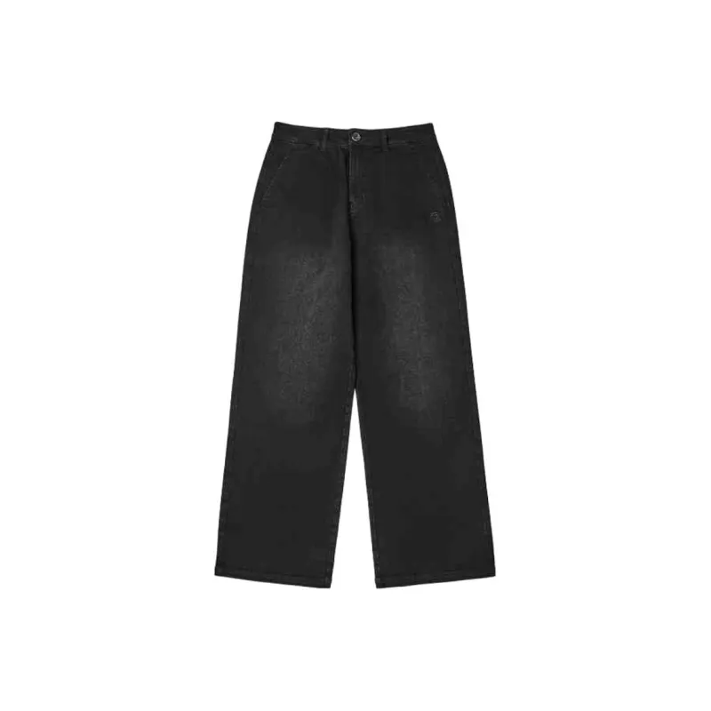 CLOT Jeans Men Washed Black-0