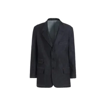 Yohji Yamamoto Y's For Men FW24 Jackets & Coats Men's Blue