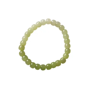 Execute The Blessing Hetian Jade Bracelets Yellow Jade Unisex