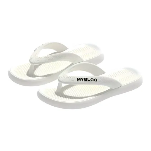 Ming Sheng Squashy And Bouncy Feeling Thick Clip Foot Flip Flops Summer Slip Resistant Outdoor Casual Beach Slippers