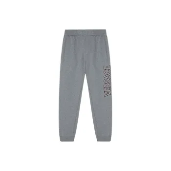 VERSACE FW22 Knitted Sports Pants Men's Gray