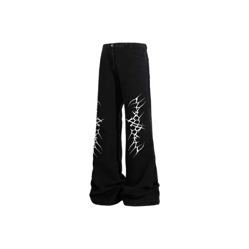 VXOXV Jeans Unisex Black-0