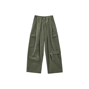 E.D.X Cargo Pants Women's Army Green