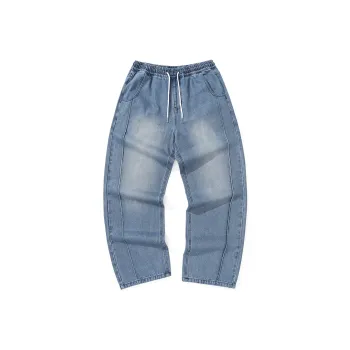 Bt Straight Jeans Unisex Denim Blue