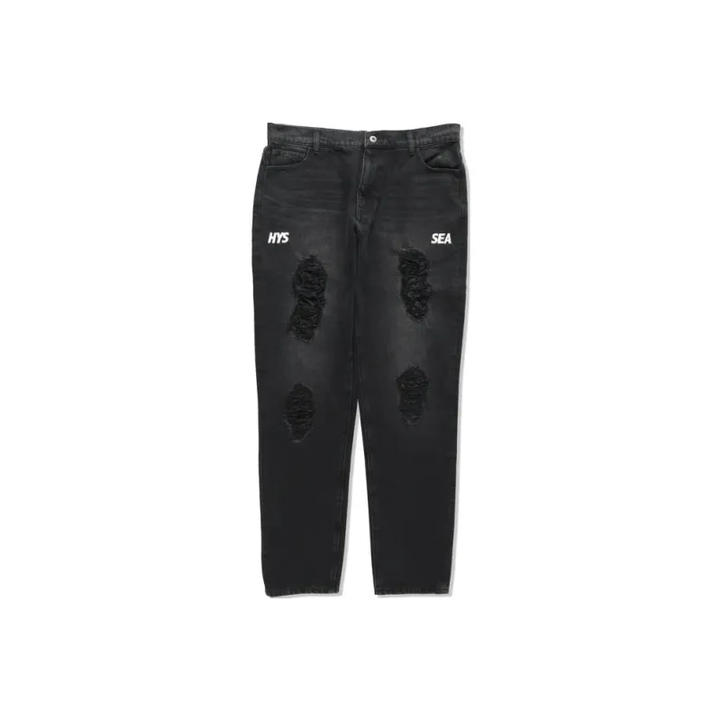 Hysteric Glamour X WIND AND SEA Jeans Men-2