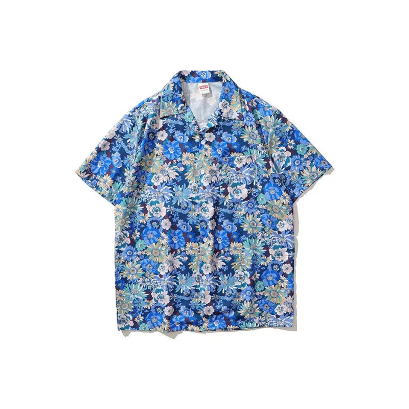 ROBINHOOD Shirt Matching Set Women's Blue-2
