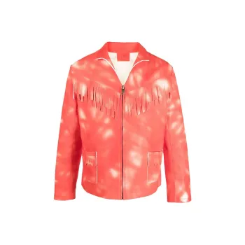 ERL Dyed Suede Leather Jacket