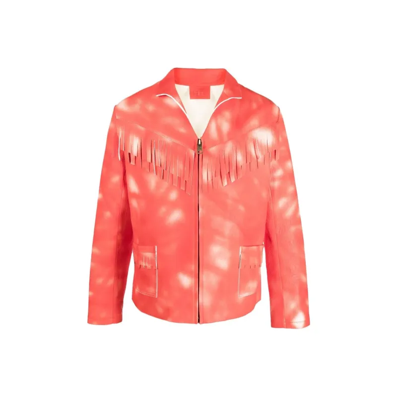 ERL Dyed Suede Leather Jacket-0