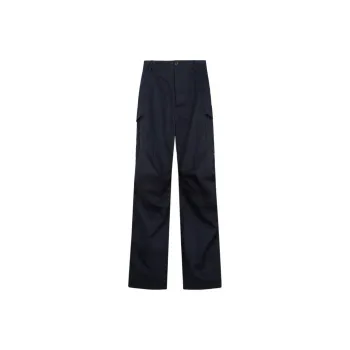 Balenciaga FW22 Cargo Pants Loose Fit Style Unisex Navy Blue