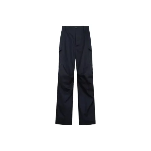 Balenciaga FW22 Cargo Pants Loose Fit Style Unisex Navy Blue