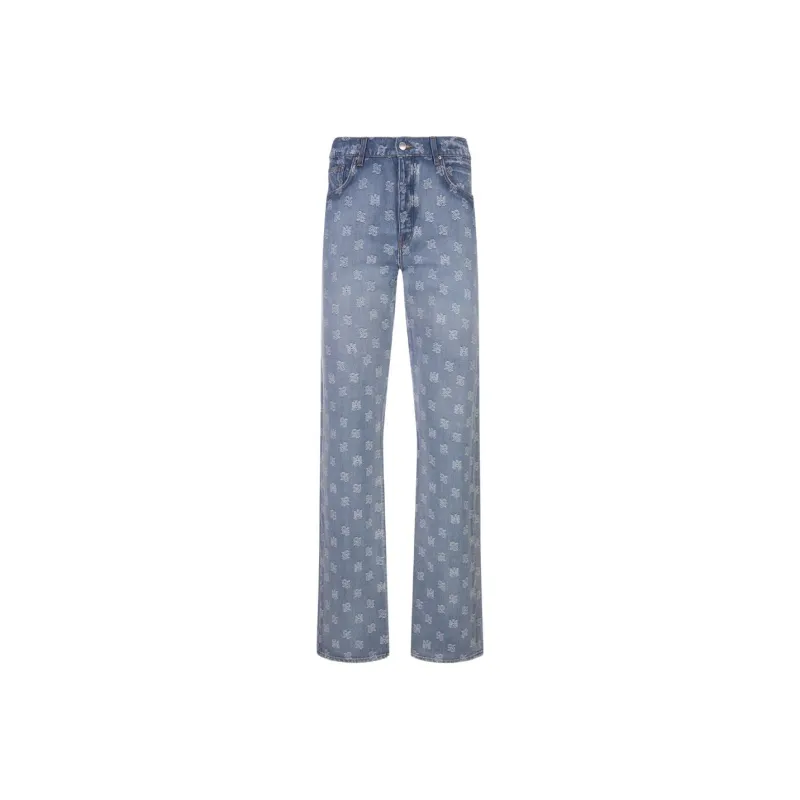 AMIRI Ma Paisley Jacquard Straight Jean-0