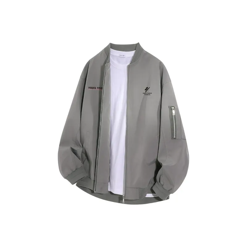 YOSICIL Jackets Coats Unisex Navy Blue-6