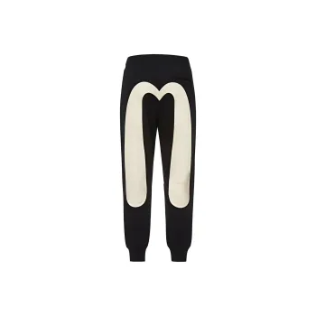 EVISU Knitted Sweatpants Men Black
