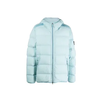 STONE ISLAND Down Jacket Men's Sky Blue