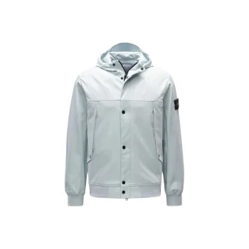 STONE ISLAND SS24 Jackets Men Ice Frost Blue