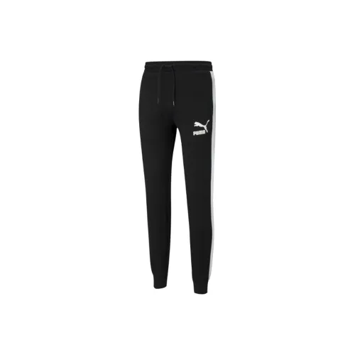PUMA Knitted Sports Pants Men's Black
