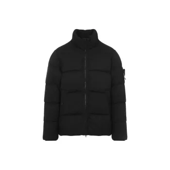 STONE ISLAND Logo Patch Zipped Padded Jacket