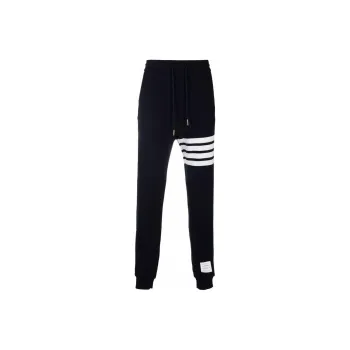 THOM BROWNE Waffle knit Cashmere Track Pants