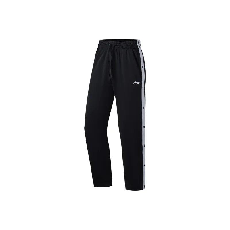 LiNing Sports Basketball Collection Knitted Sports Pants Men's Black-0
