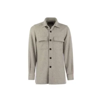 KITON Oversized Buttoned Overshirt