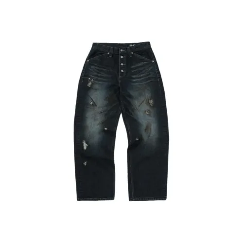 THUG CLUB Burn Down Jeans