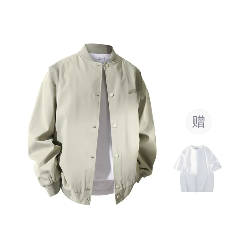 YOSICIL Jackets Coats Unisex Mustard Green-10