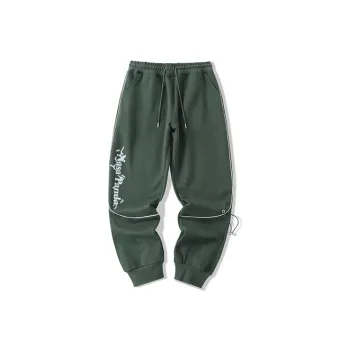 LAMLICKA Nasapanda Casual Pants Unisex Green