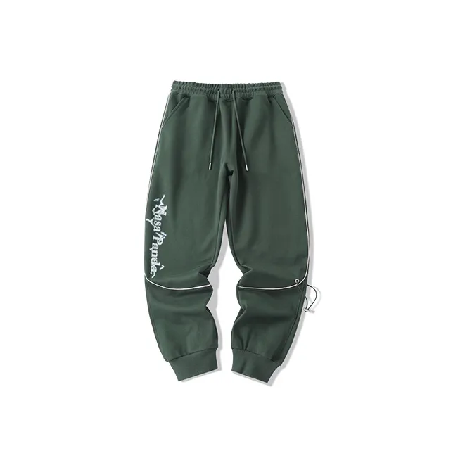 LAMLICKA Nasapanda Casual Pants Unisex Green-0