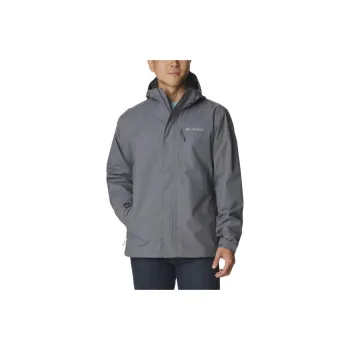 Columbia Hikebound Rain Jacket City Jackets Coats Men's Gray