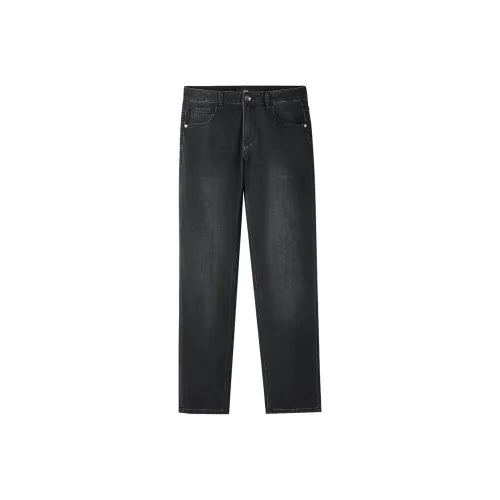 HLA Jeans Men's Black Denim Gradient Medium 09