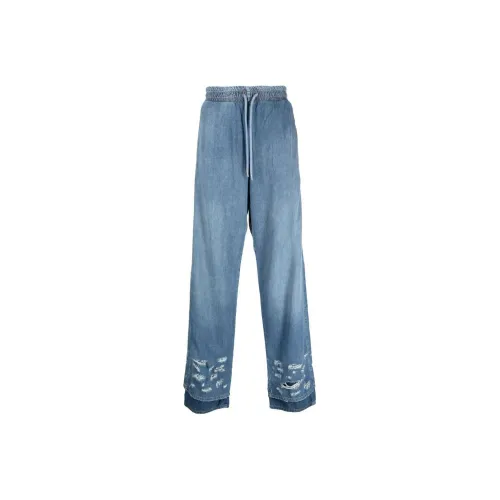 DIESEL Distressed effect Wide leg Jeans