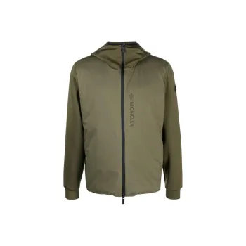 Moncler Logo-print Reflective Bomber Jacket