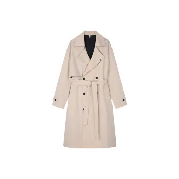 MATCHA STORY Trench Coats Unisex