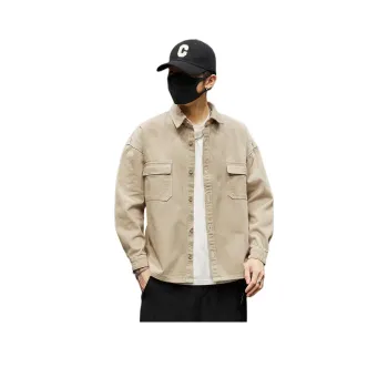Tonlion Denim Jacket Unisex Khaki