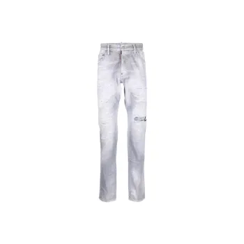 DSQUARED 2 Mid rise Distressed Jeans