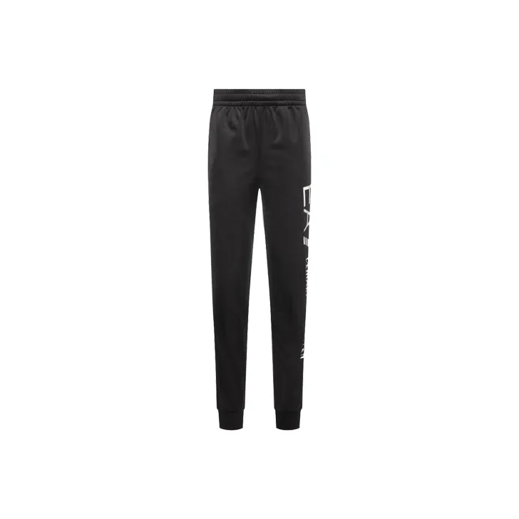 EMPORIO ARMANI EA7 SS22 Knitted Sports Pants Men's Black-0